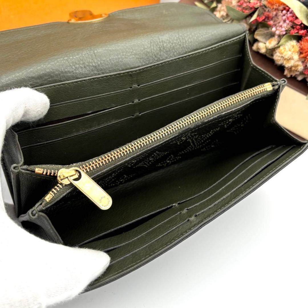 タマオ様　ルイヴィトン モノグラム ポルトフォイユ イリス 長財布 グリーン