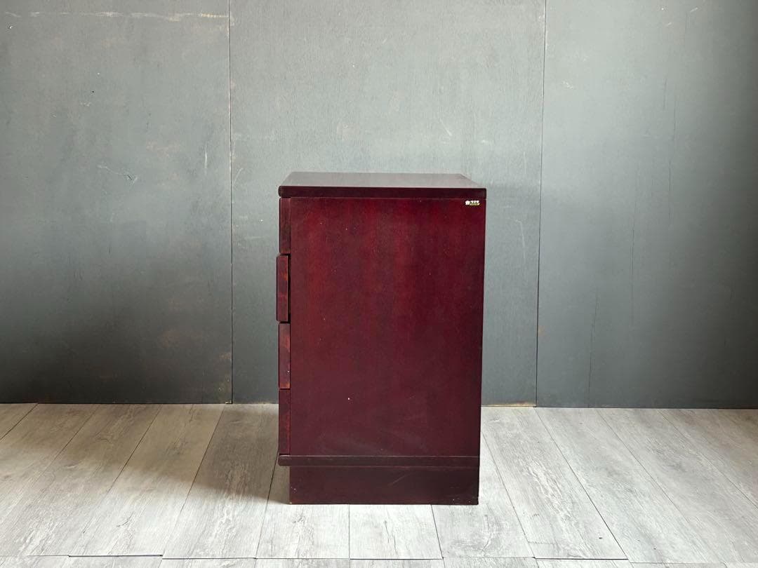 定番　ヴィンテージ　カリモク karimoku 4段チェスト　ブラウン　G