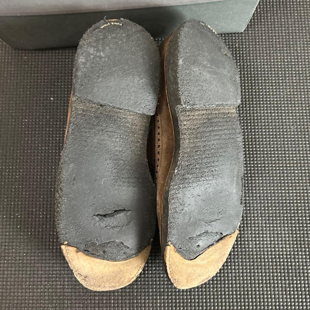 Alden ブラウン スエード ドレスシューズ