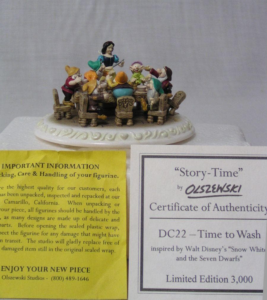 ディズニー　OLSZEWSKI　Time to Wash （白雪姫）