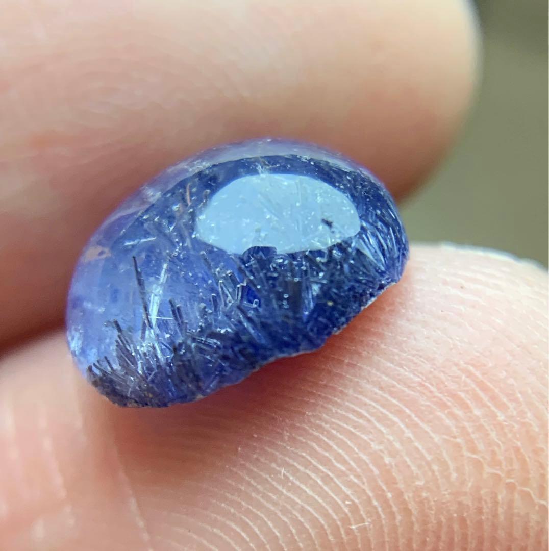 T*y様 WO1218 濃い青 デュモルチェライトインクォーツ ルース