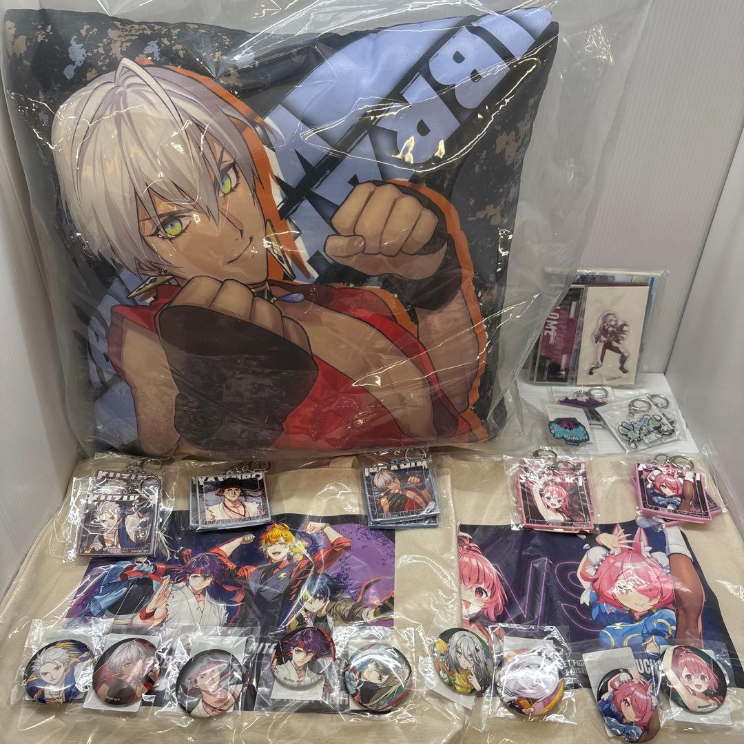 カプくじ ストリートファイター6×にじさんじ クッション トートバッグ 他セット