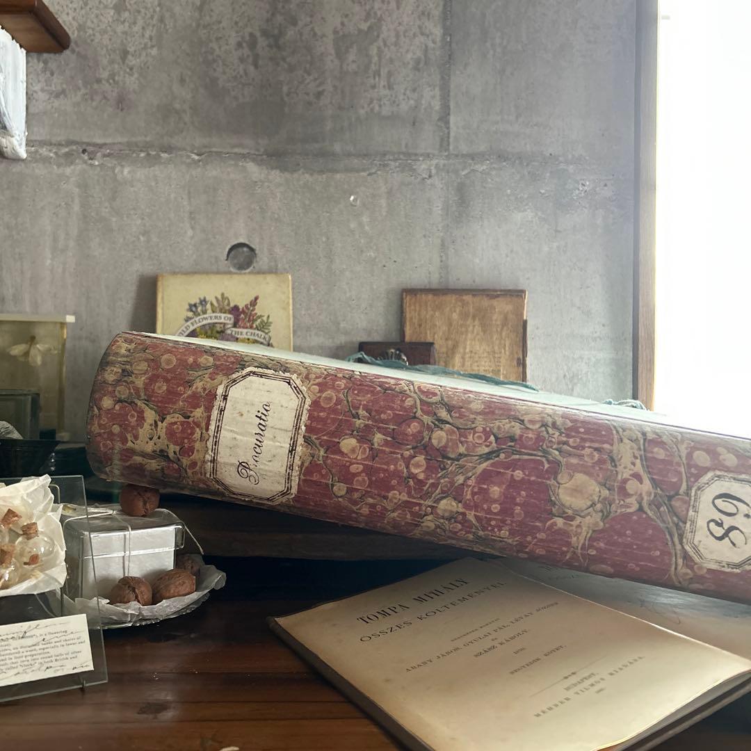 フランスアンティーク 木製 本 木箱 Krank クランクマルチェロ