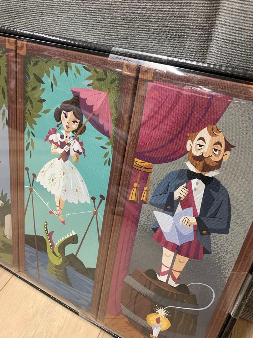 ディズニー　ホーンテッドマンション　ストレッチングルーム　アートセット