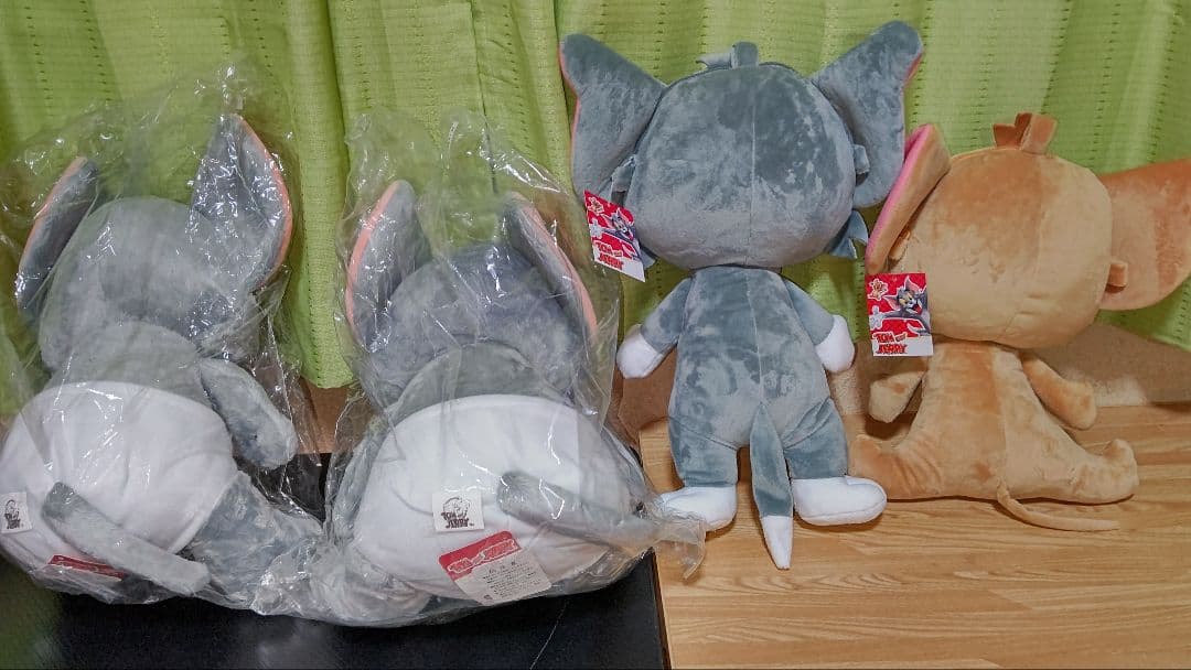 【タグ付き】トムとジェリー　ぬいぐるみセット