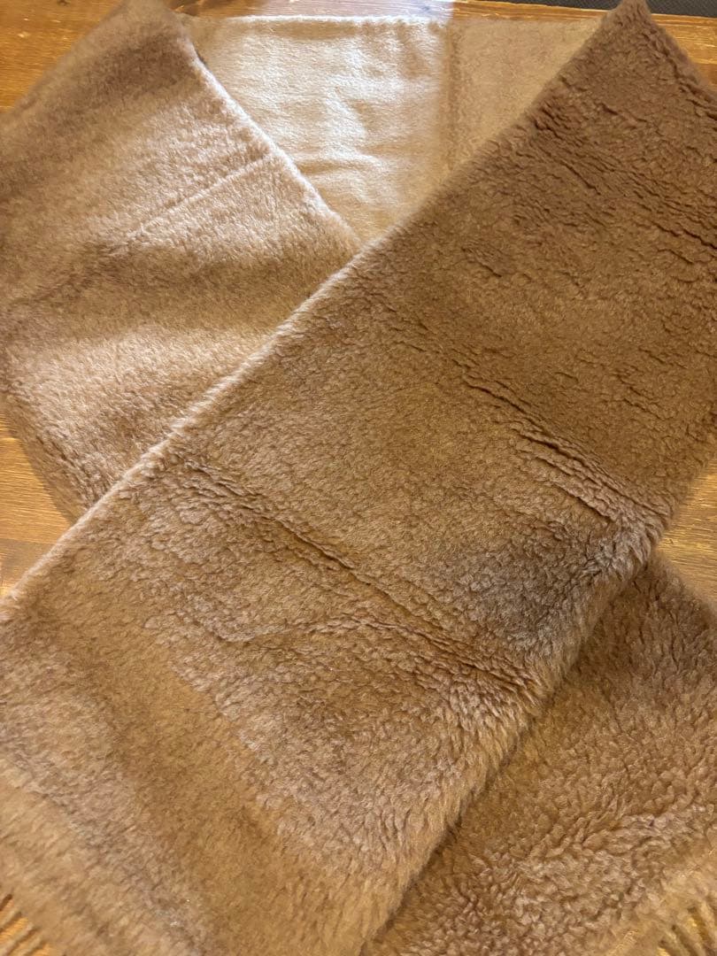 MAX MARA☆テディベアストールマフラー(キャメル)