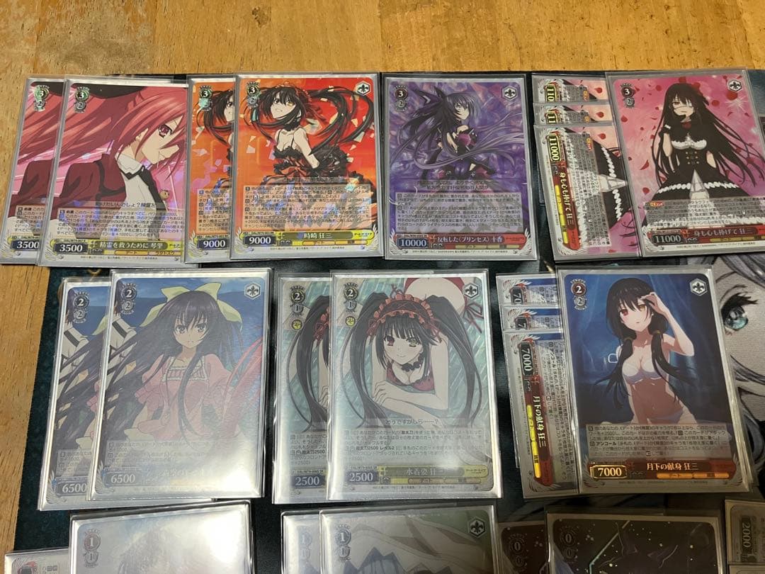 ジ*ア様 ヴァイスシュヴァルツ　デートアライブ　8電源　ほぼフルSR パーツ付き