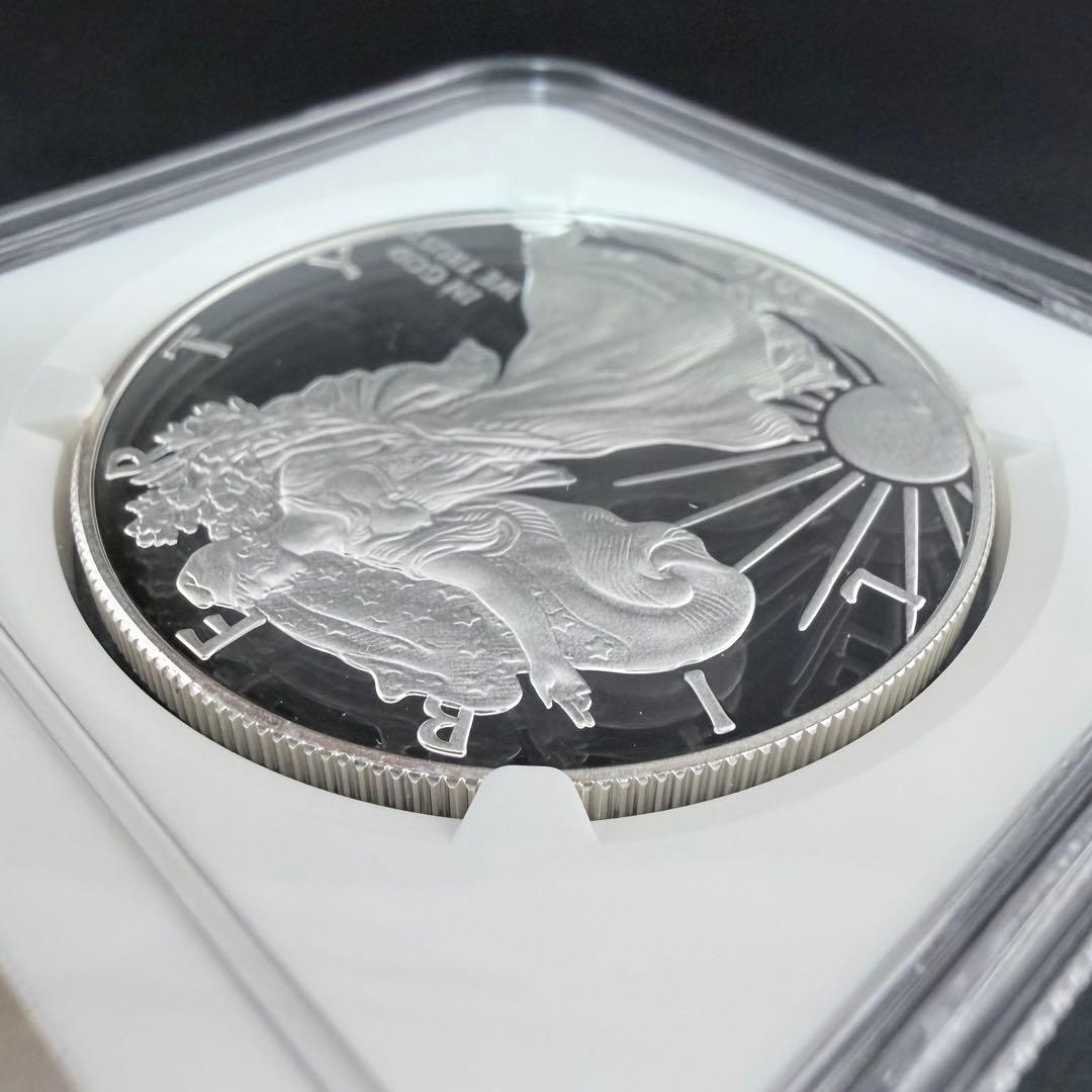 イーグル 銀貨 2010年 NGC PF70 プルーフ 最高鑑定 純銀 1オンス