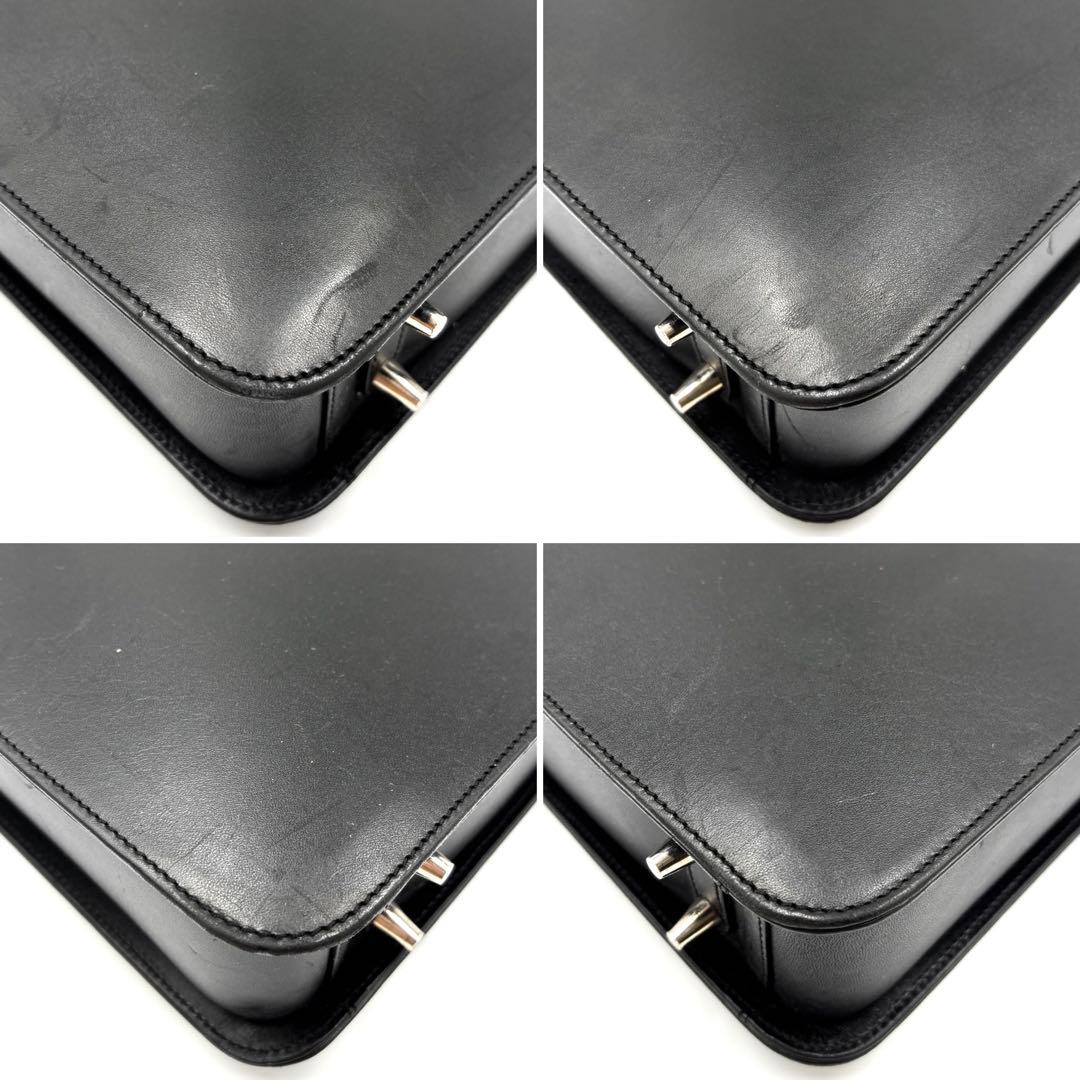 美品 ダンヒル センチュリーマン ビジネスバッグ ブリーフケース レザー 黒