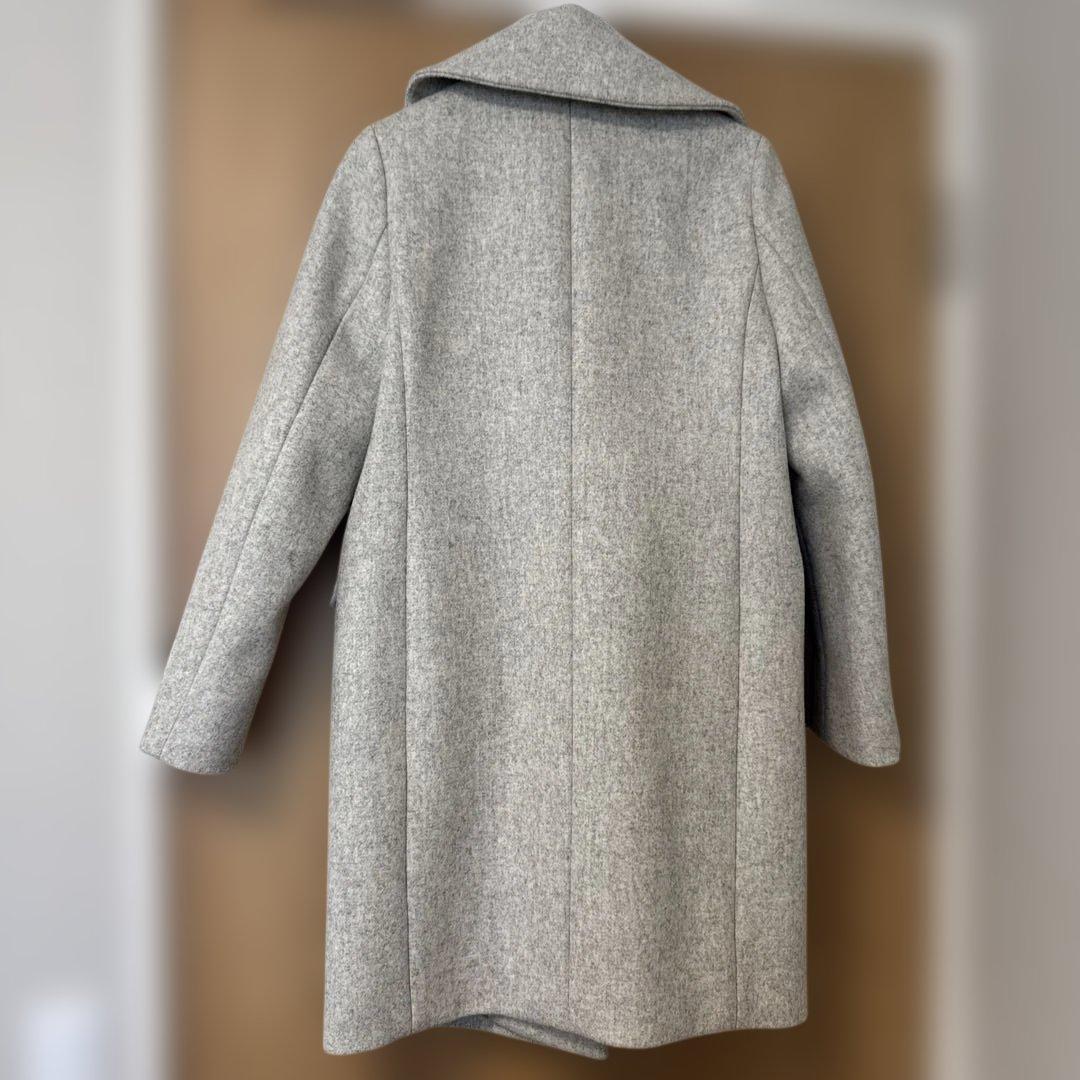 Aquascutum アクアスキュータム　グレー チェスターコート