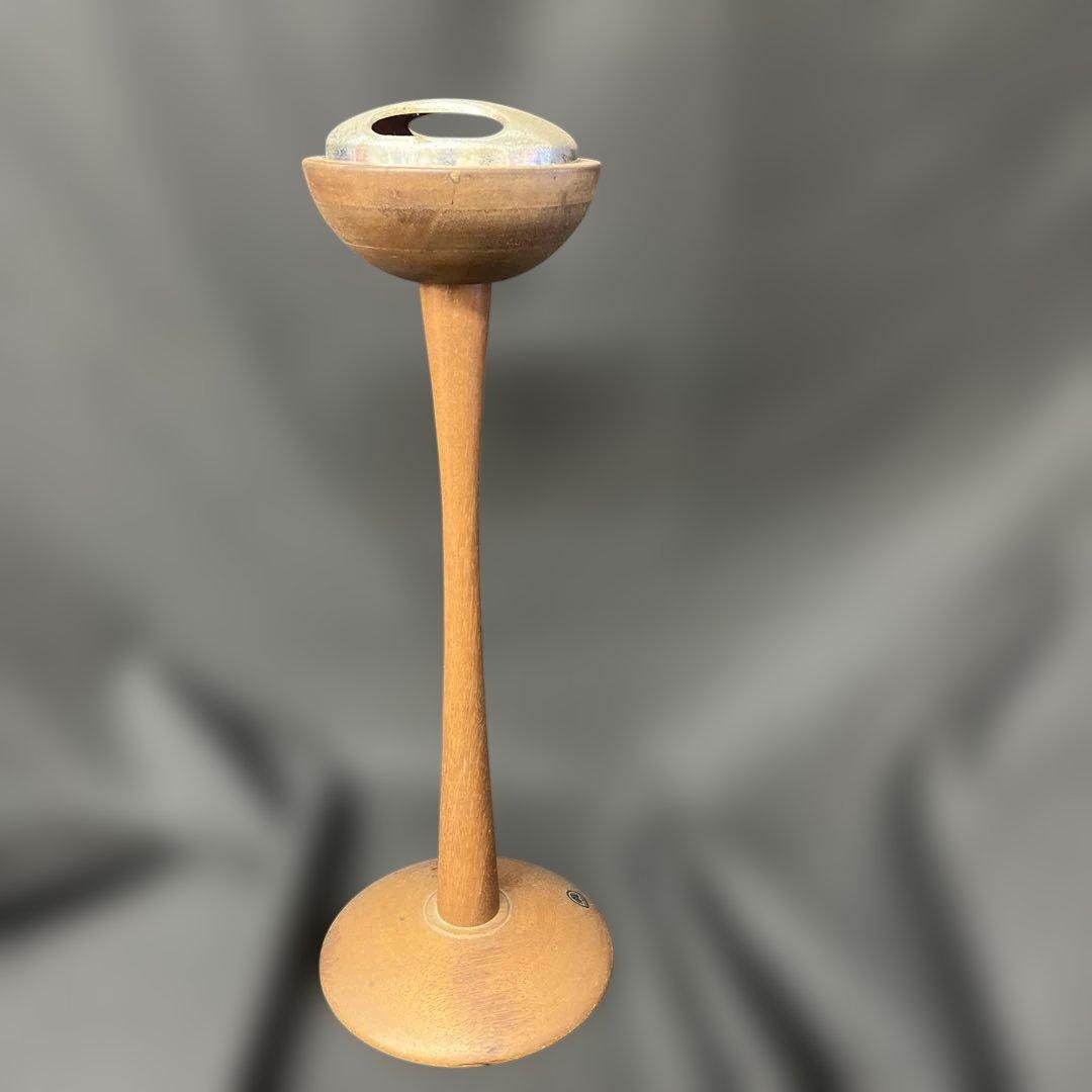 オールドマルニ MARUNI マルニ木工 木製灰皿スタンド ヴィンテージ　古道具