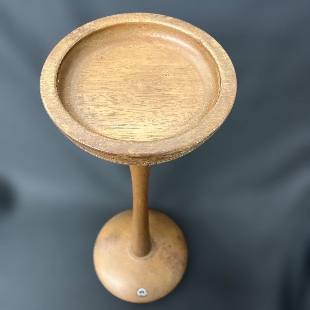 オールドマルニ MARUNI マルニ木工 木製灰皿スタンド ヴィンテージ　古道具