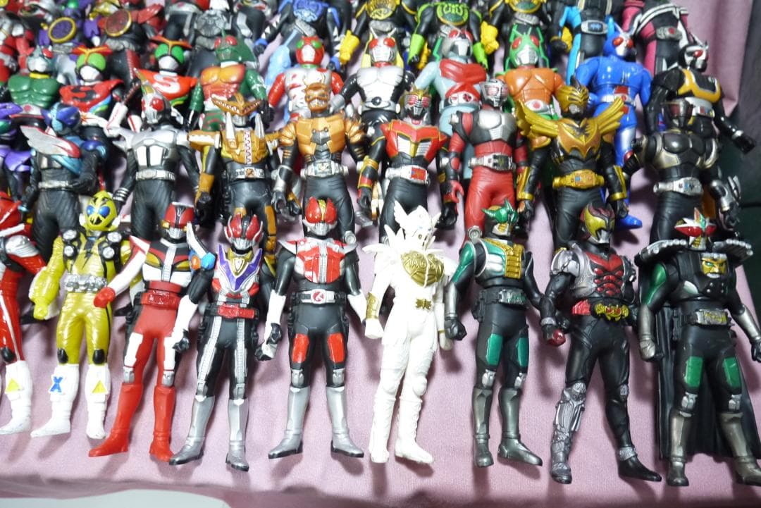 ライダーヒーローシリーズ　ビッグサイズソフビフィギュアなど　118体セット