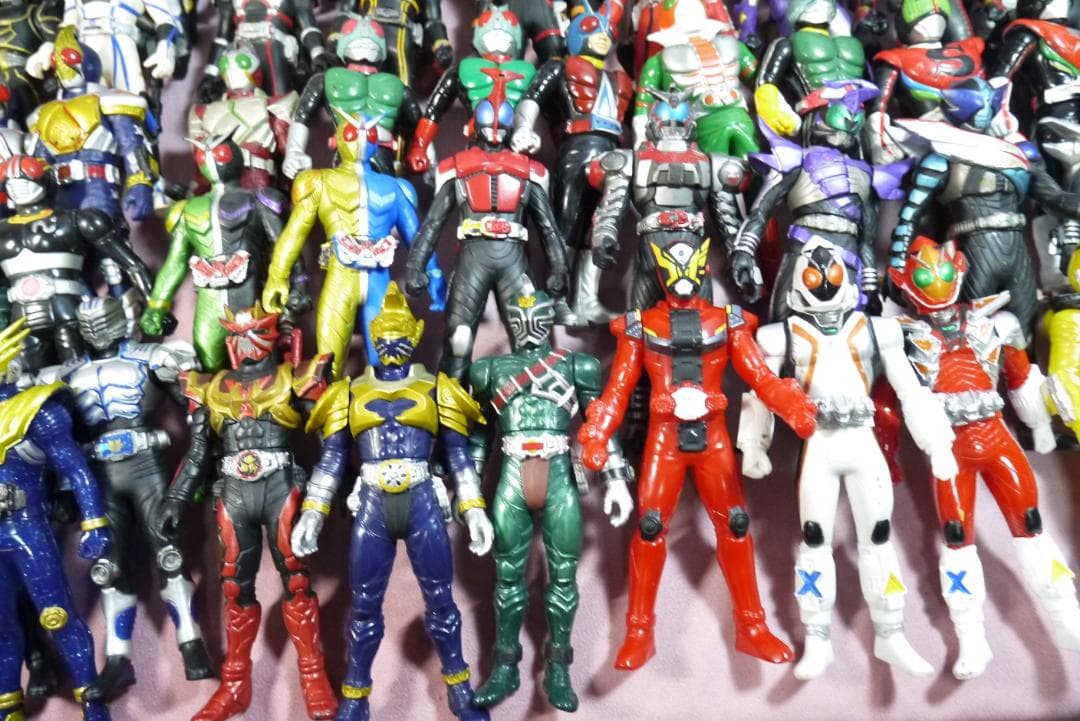 ライダーヒーローシリーズ　ビッグサイズソフビフィギュアなど　118体セット
