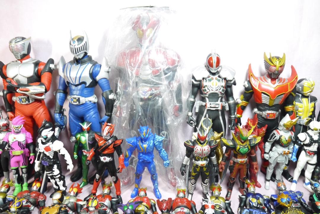 ライダーヒーローシリーズ　ビッグサイズソフビフィギュアなど　118体セット