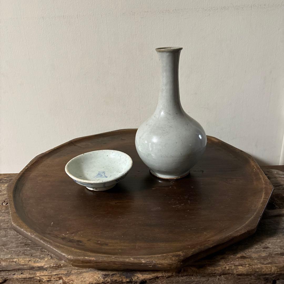 李朝白磁徳利　骨董　韓国骨董　アンティーク　古道具　白洲正子　秦秀雄　向田邦子