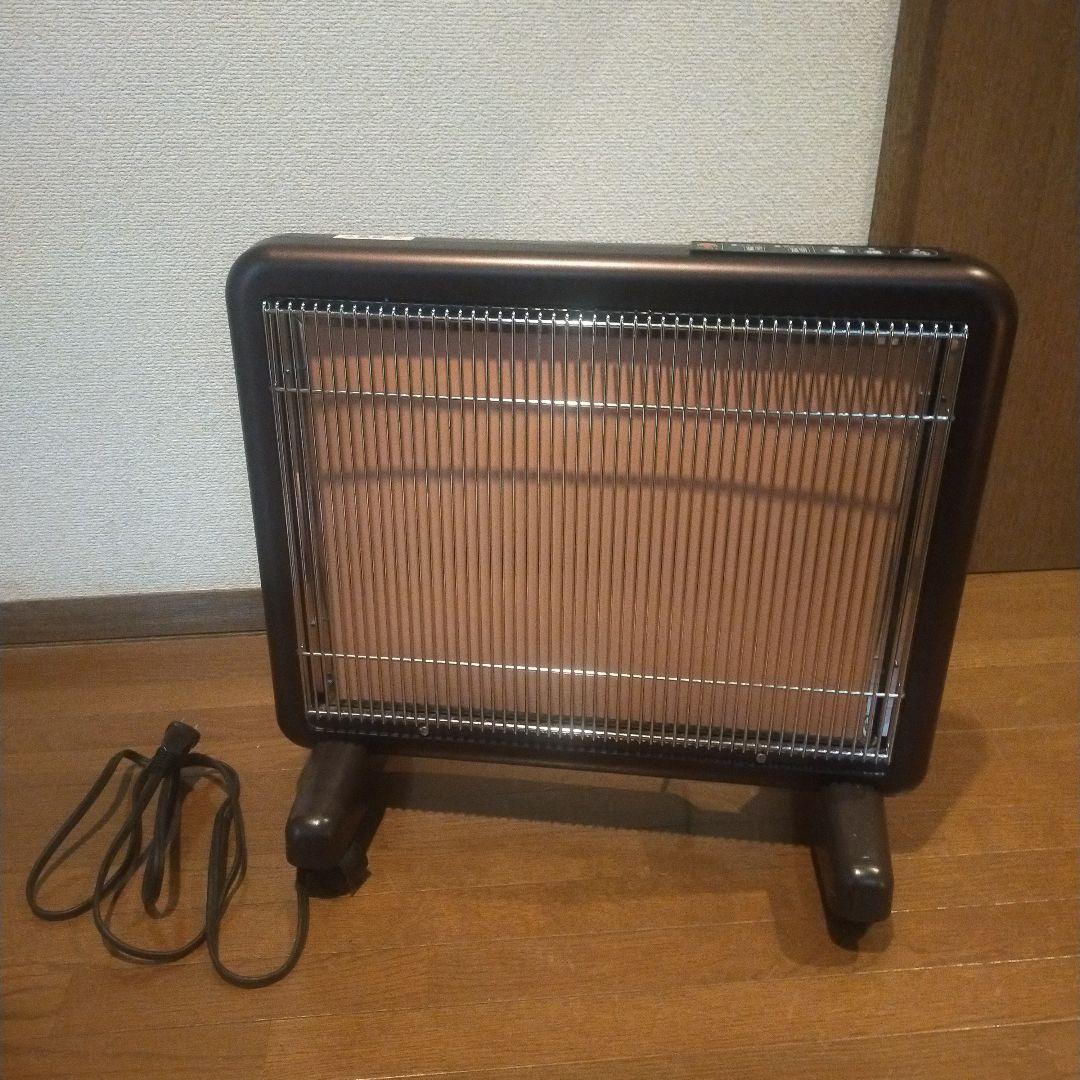 サンルミエ 遠赤外線暖房器 E800L-TM 茶 ブラウン タイマー 800W