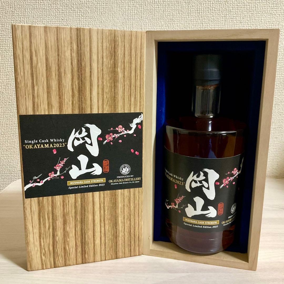 【限定115本】岡山 ミズナラ カスクストレングス 60％ 700ml 未開栓