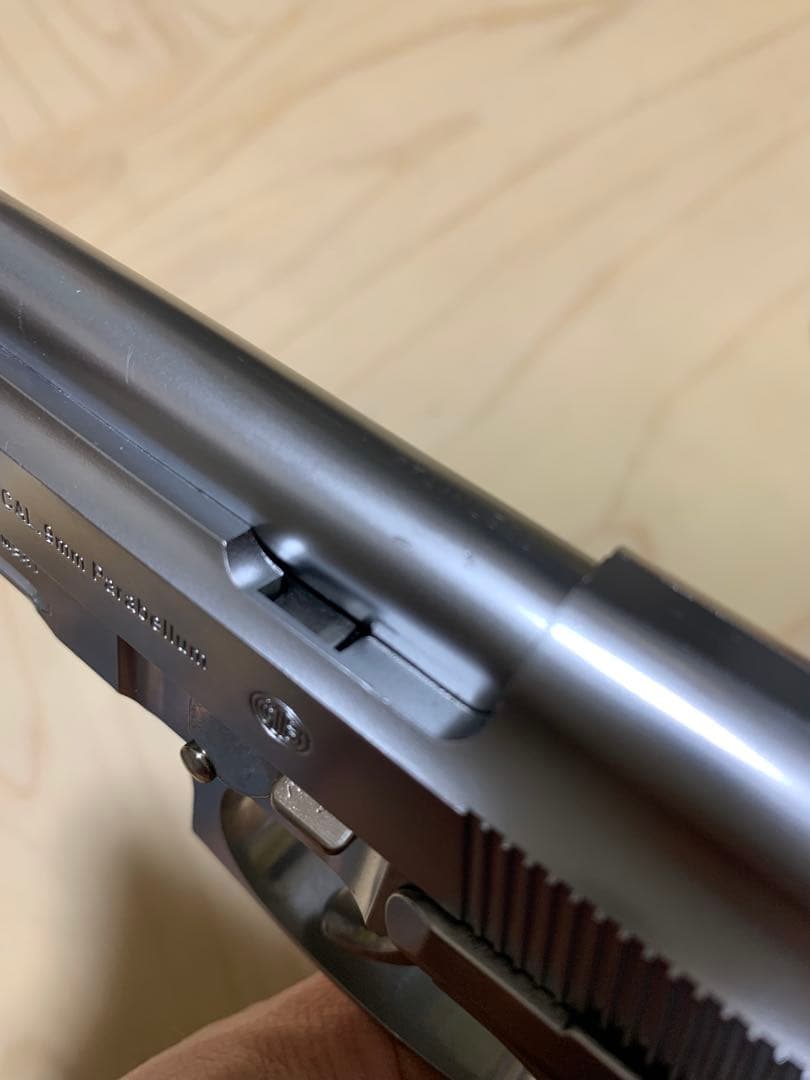 廃盤 東京マルイM9A1クロームステンレス　ガスブローバック