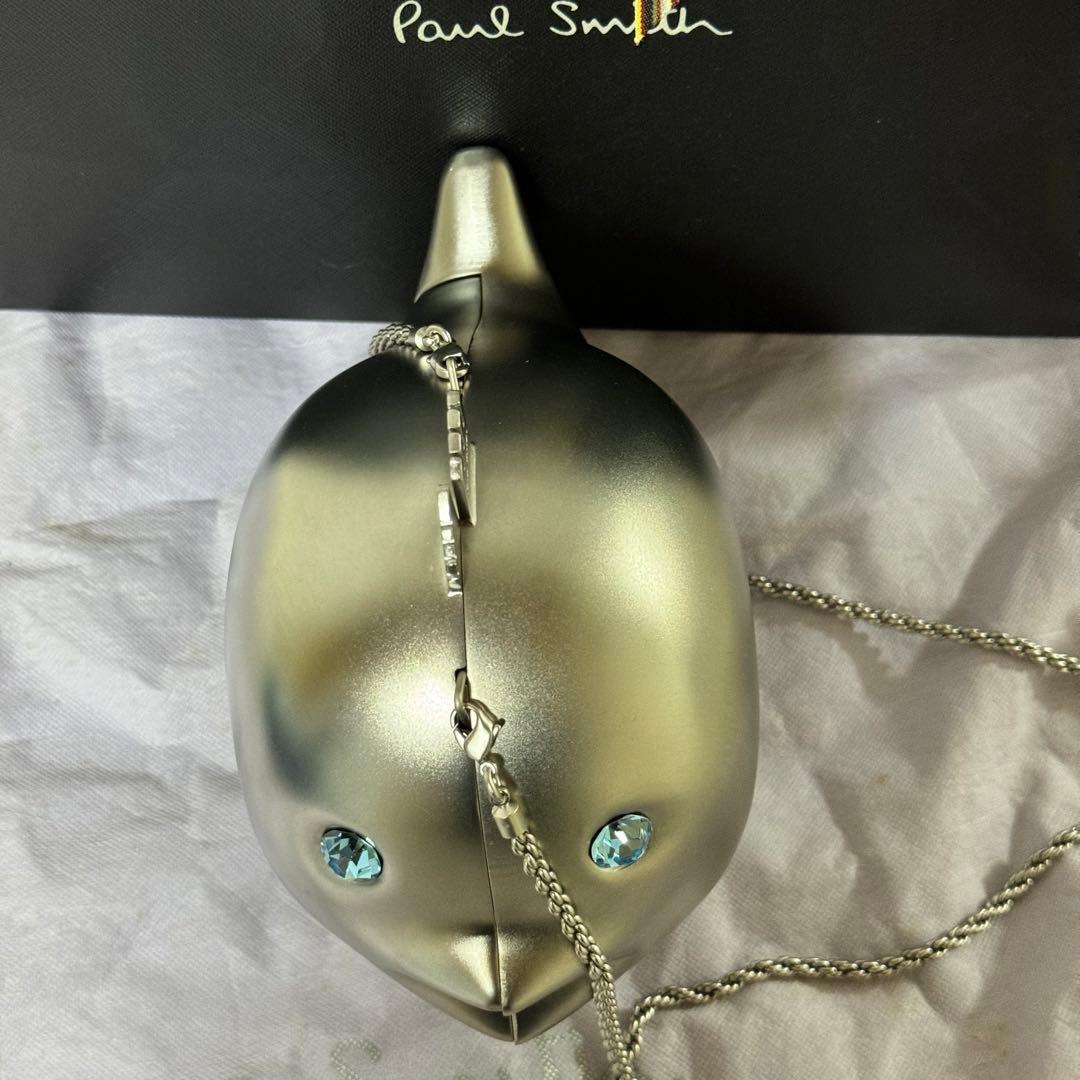 未使用級✨ポールスミス　フィッシュモチーフ　パーティーバッグ　チェーンショルダー