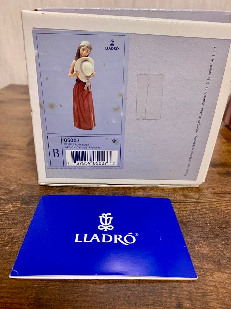 【箱付美品】スペイン リヤドロ #5007 Bashful Girl 内気な少女