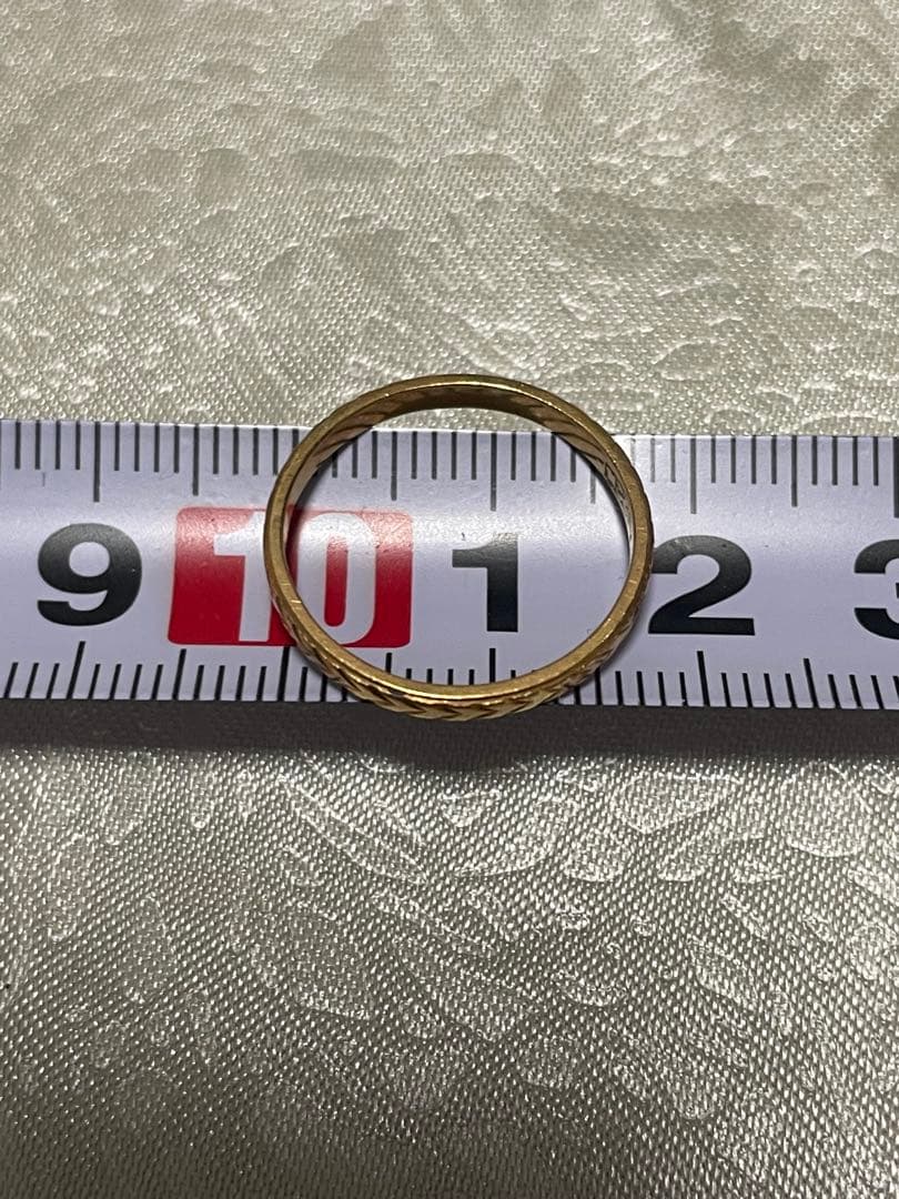 22K 純金 ゴールドリング 約13号 指輪 地金 資産用