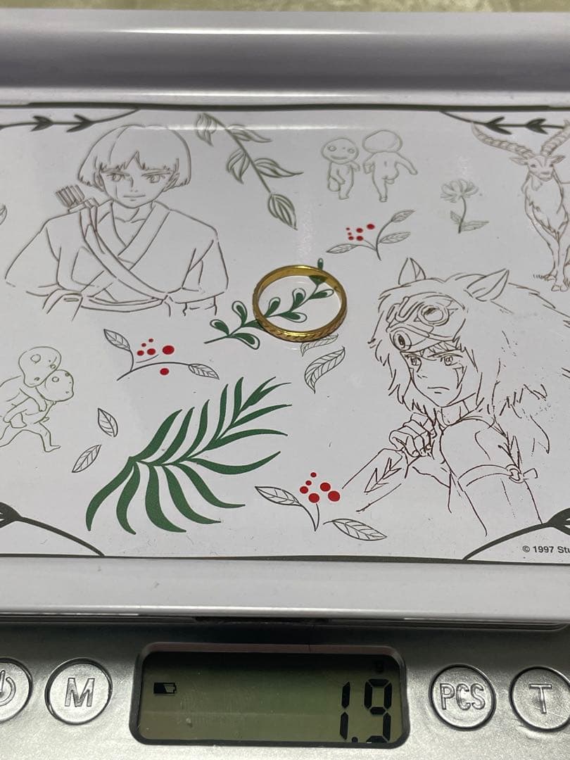 22K 純金 ゴールドリング 約13号 指輪 地金 資産用