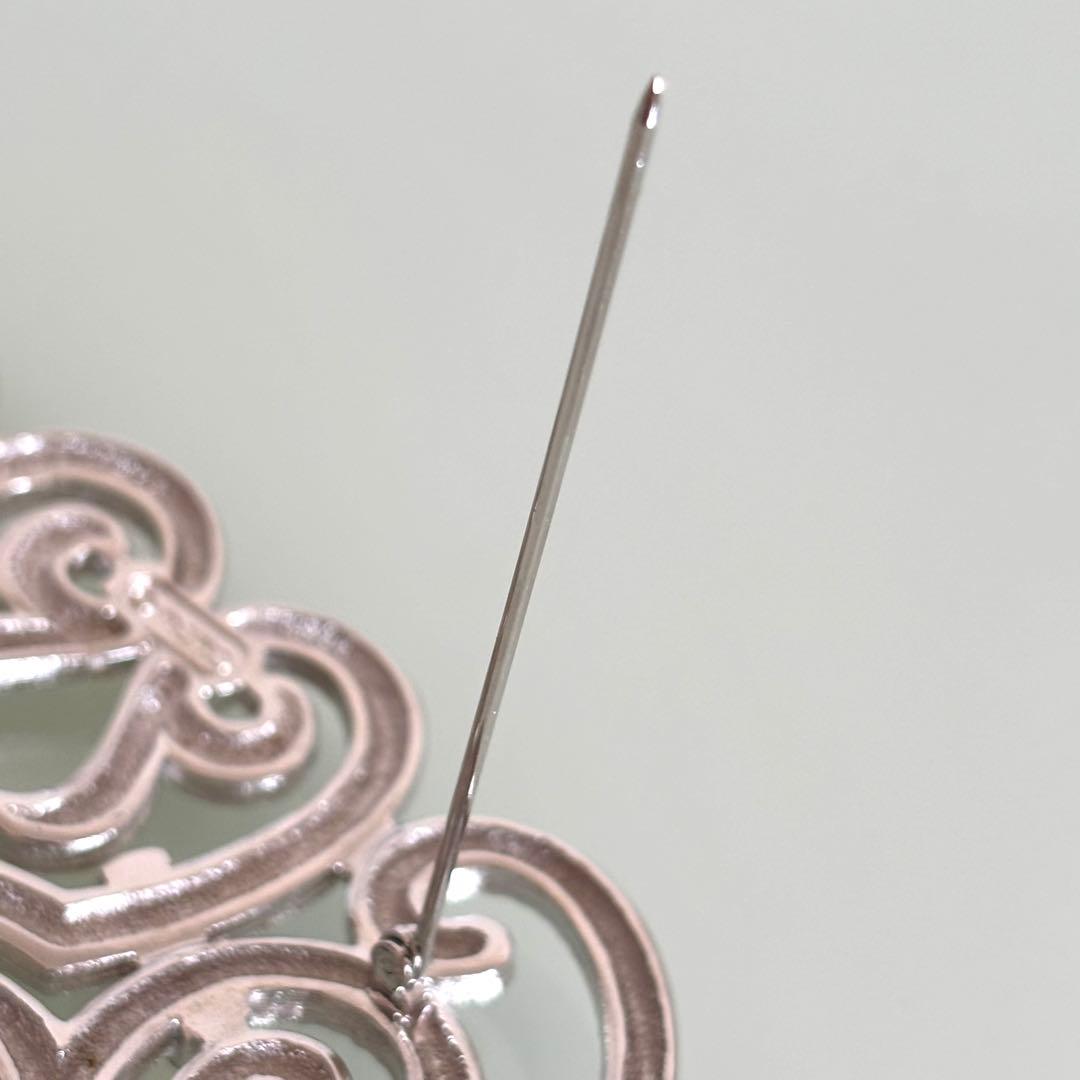 超美品 Christian Dior ブローチ シルバー ×ゴールド ビンテージ