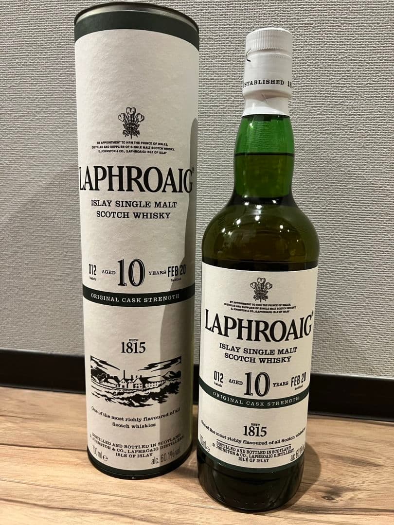 ​【希少/バッチ12】ラフロイグ 10年 カスクストレングス 未開封