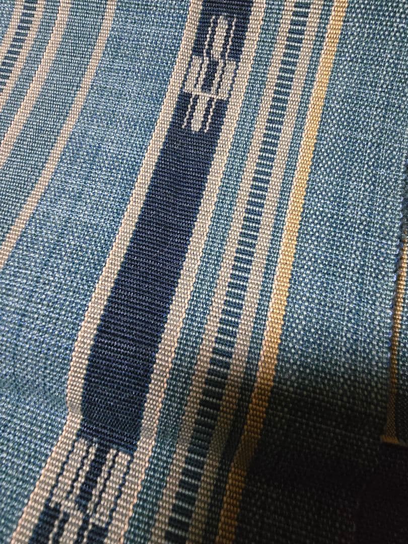 八重山ミンサー 半巾帯 十文字屋購入 新品