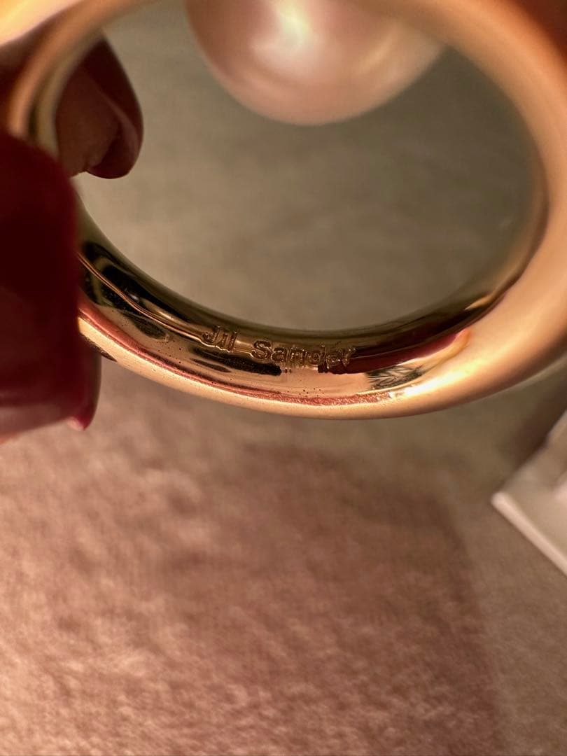 お値下げ⭐︎【JIL SANDER】バロックパールリング