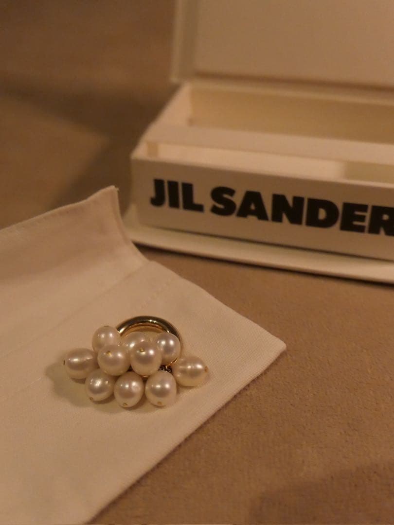 お値下げ⭐︎【JIL SANDER】バロックパールリング