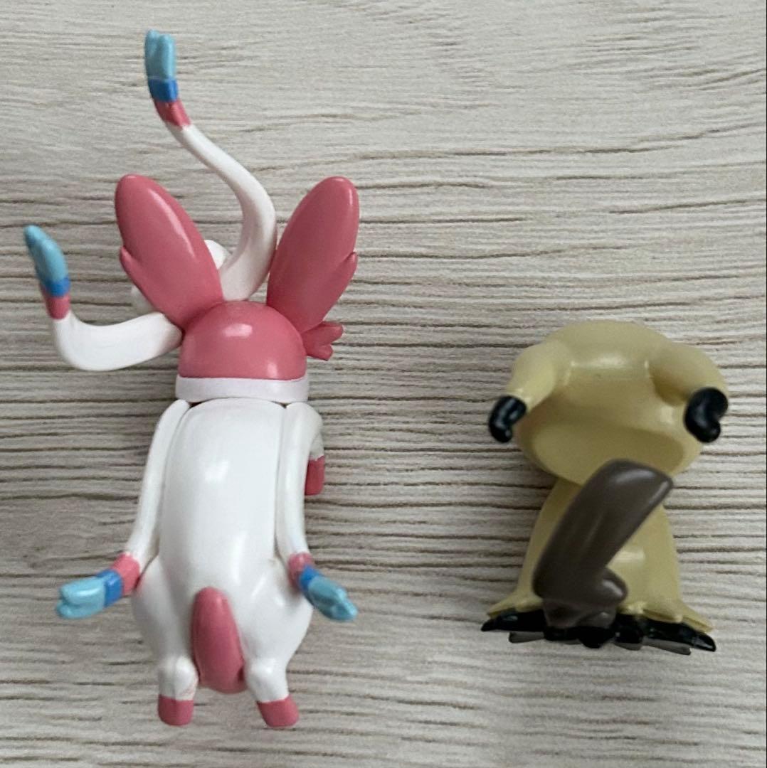 ポケモン　ニンフィア　ミミッキュ　イーブイ　メタモン　指輪　リング　4点セット