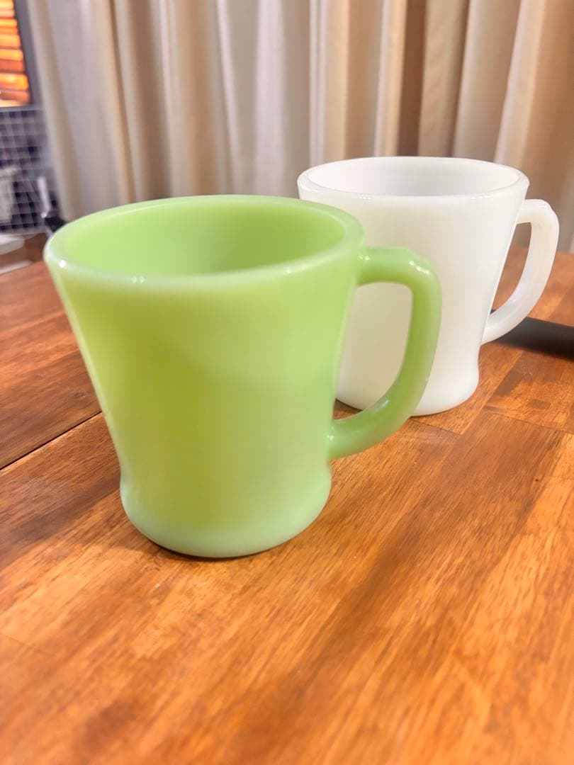 Fire-King ミルクガラス マグカップ セット