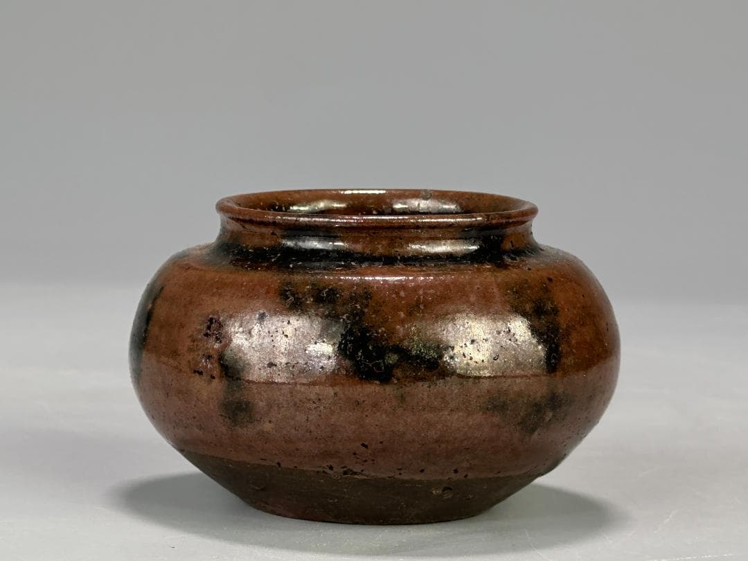 日本美術　桃山～江戸時代　古瀬戸　茶道具　茶入　大海　古物　時代茶器