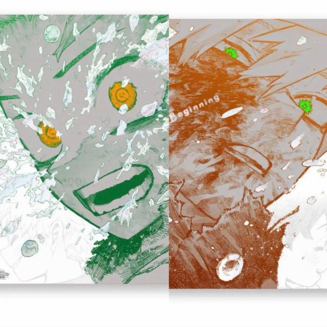 ヒロアカ 原画展 ポスター 緑谷 爆豪