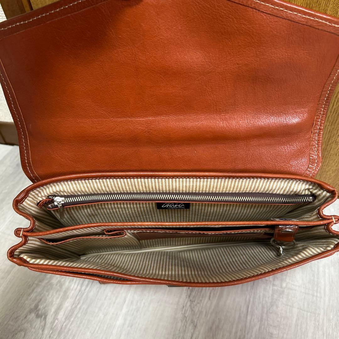 青木鞄 GAZA 本革 ビジネスバッグ ハンド ショルダー 2way 鍵付き