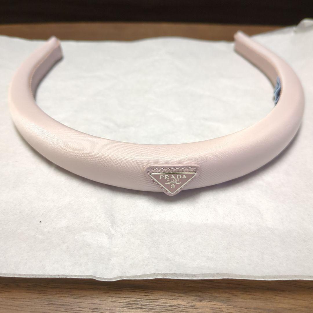 PRADA ピンク ヘアバンド