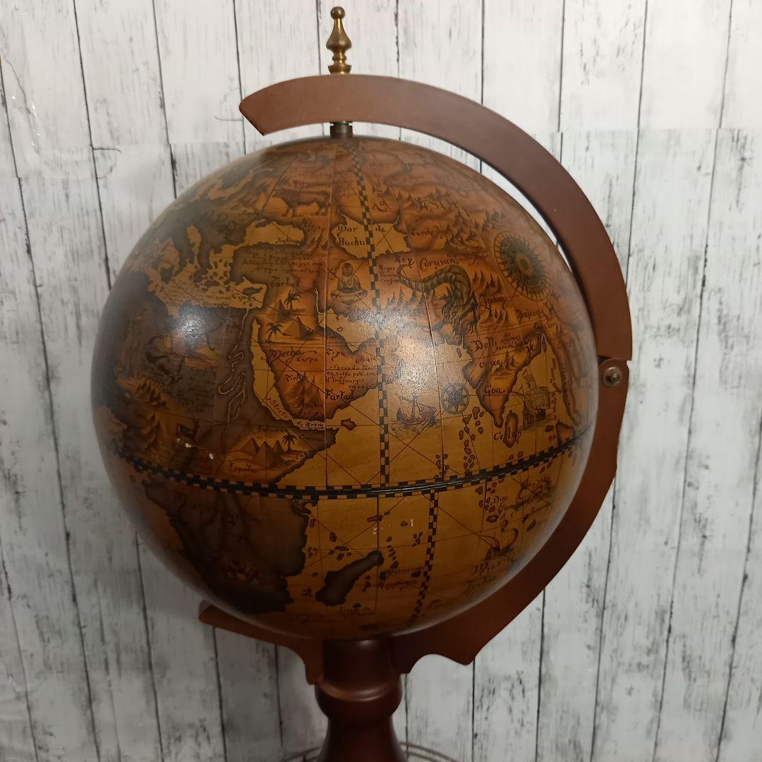 【希少】ワインラック 地球儀 オブジェ インテリア キャビネット 高さ100㎝