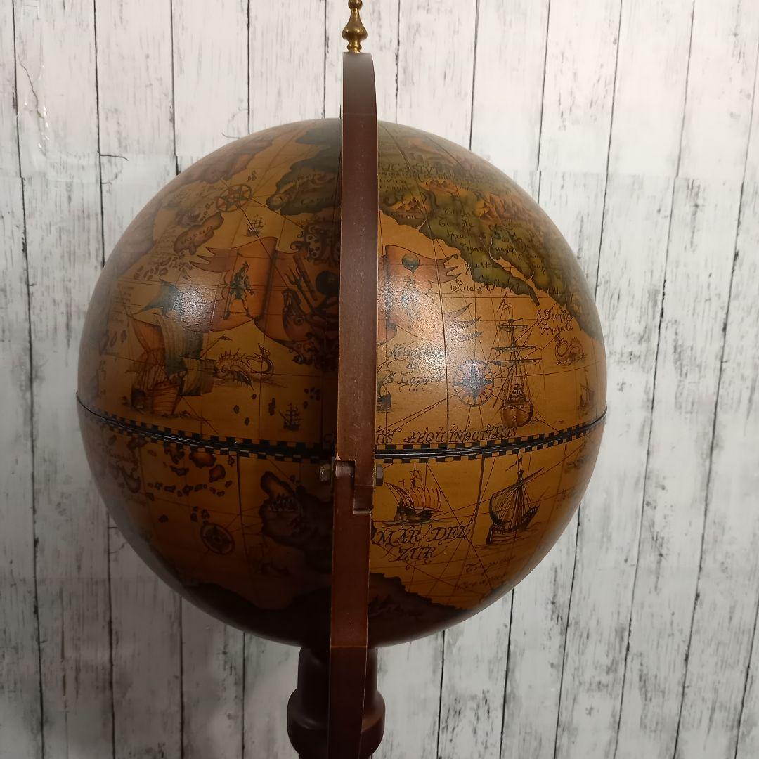 【希少】ワインラック 地球儀 オブジェ インテリア キャビネット 高さ100㎝