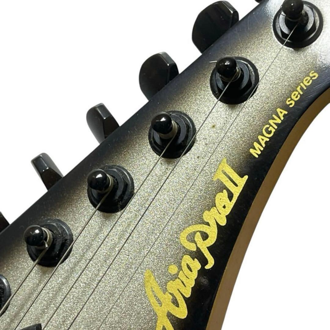 最終価格Aria Pro II MAGNAシリーズ エレキギターピック　ケース付