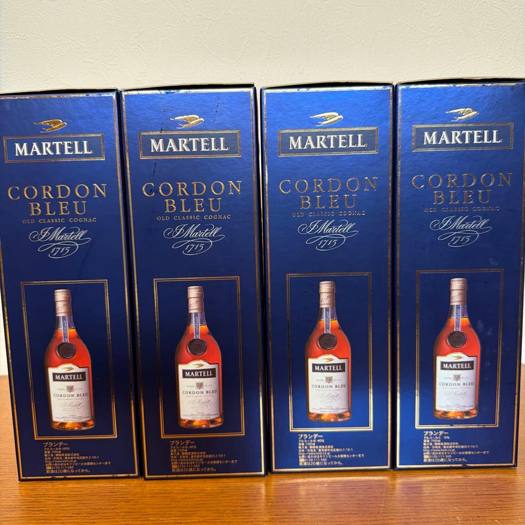 MARTELL CORDON BLEU 700ml 4本セット