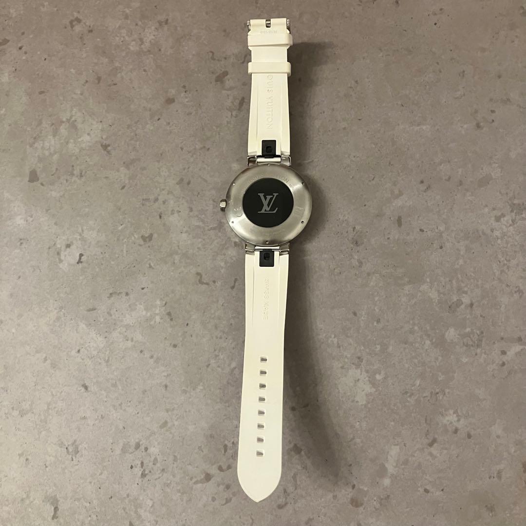 Louis Vuitton タンブールホライゾンV1 バンド ベルト ホワイト