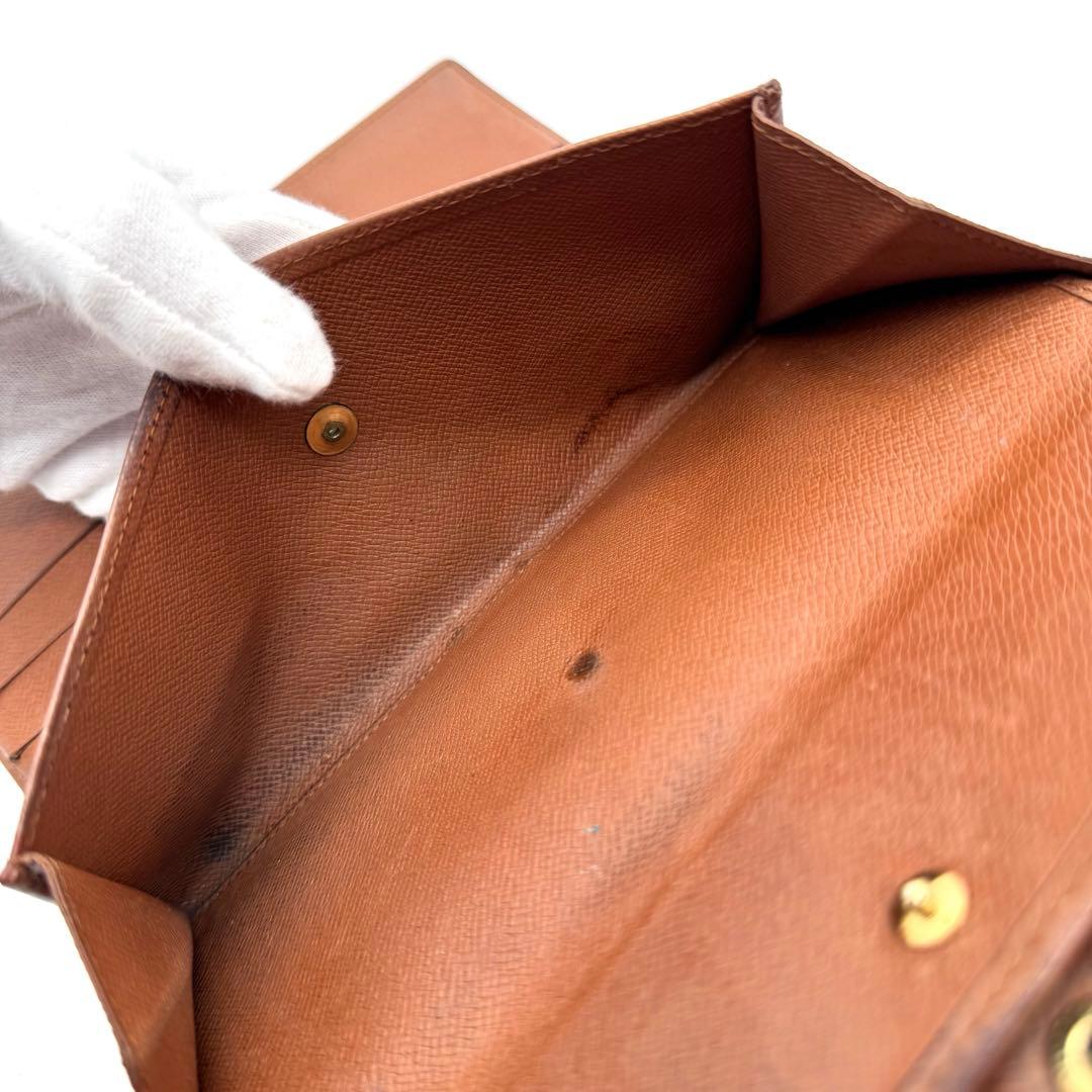 美品✨️ルイヴィトン　モノグラム　インターナショナル　長財布　折り財布
