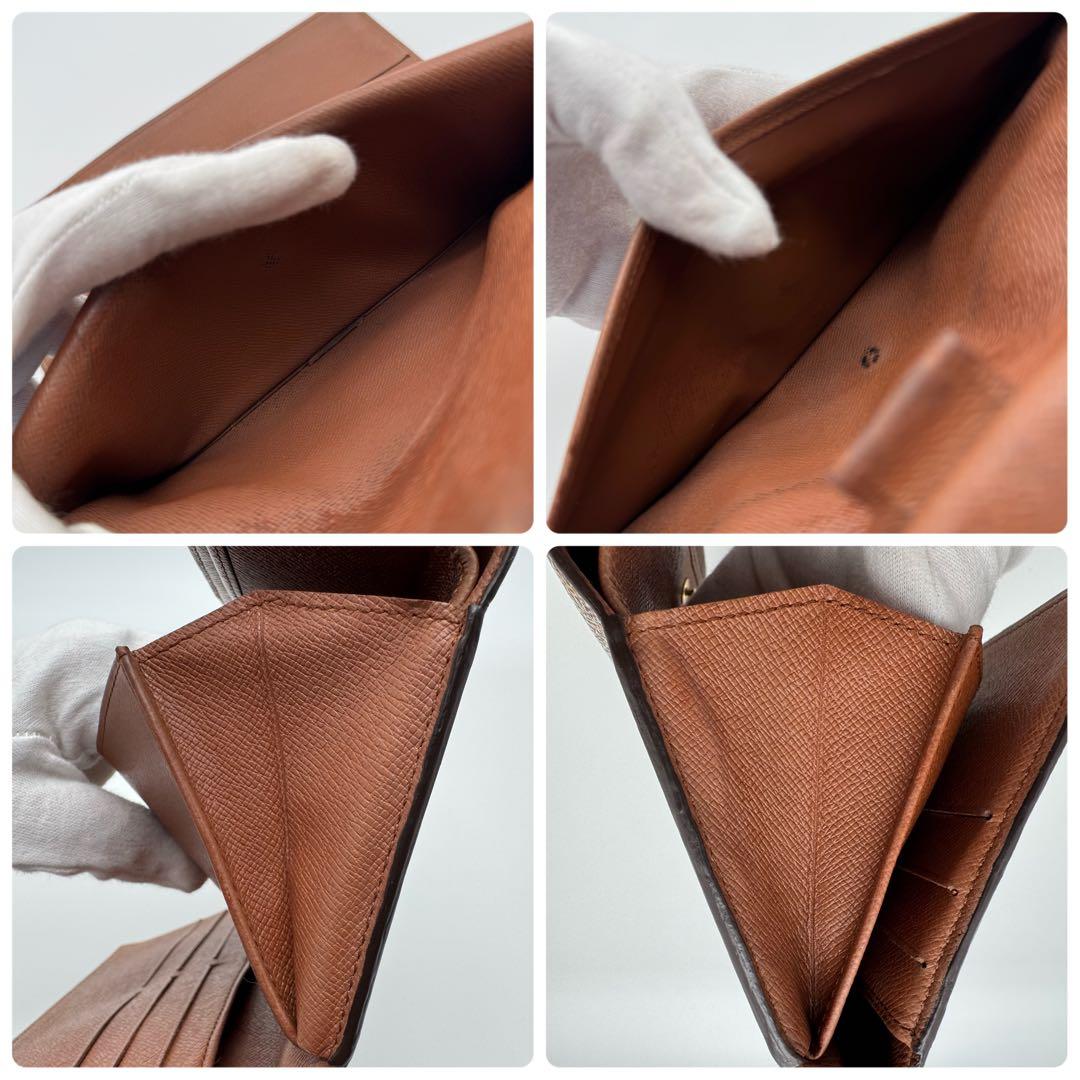 美品✨️ルイヴィトン　モノグラム　インターナショナル　長財布　折り財布