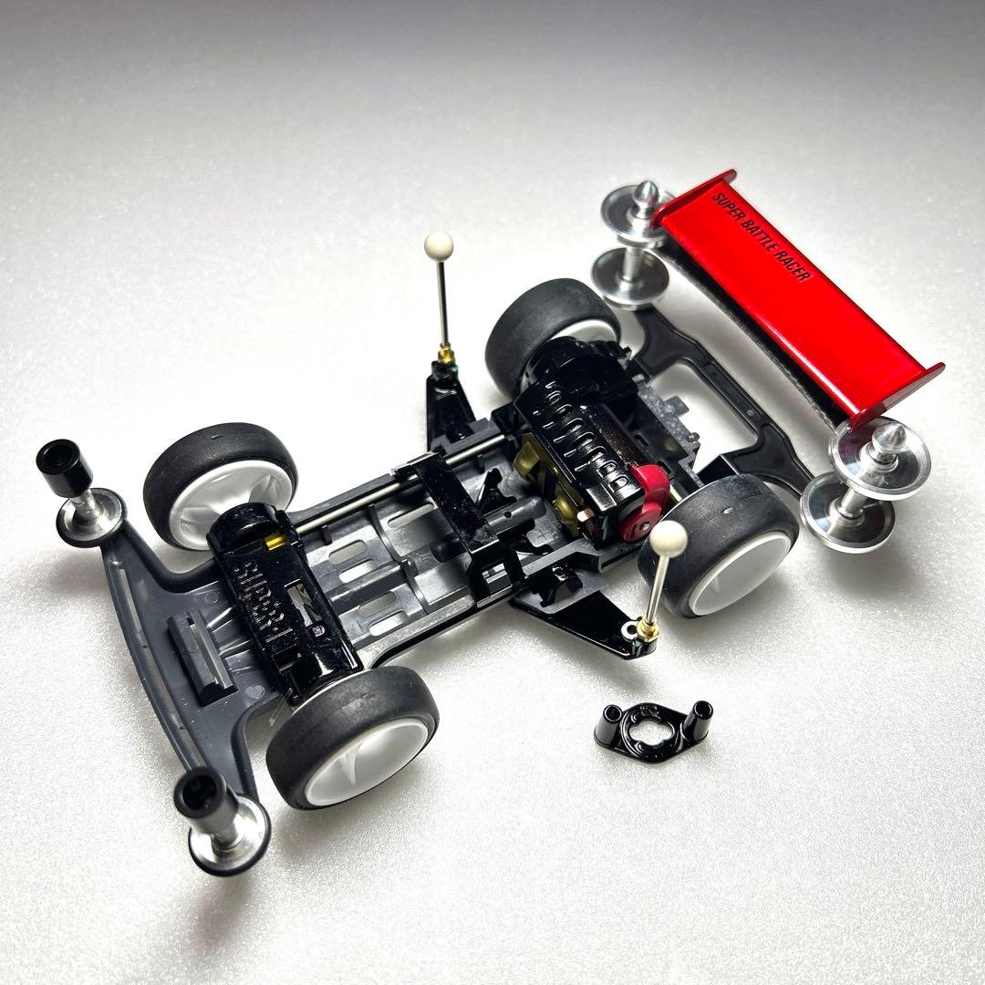 ミニ四駆　ビッグバンゴースト　タミヤ　完成品　肉抜　キャンディ　塗装　スーパー1