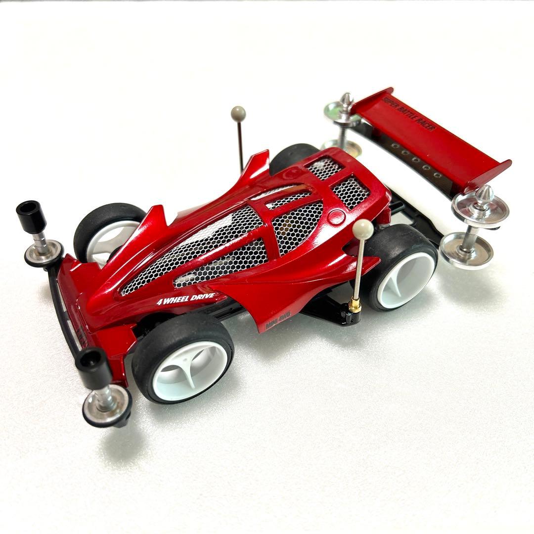 ミニ四駆　ビッグバンゴースト　タミヤ　完成品　肉抜　キャンディ　塗装　スーパー1