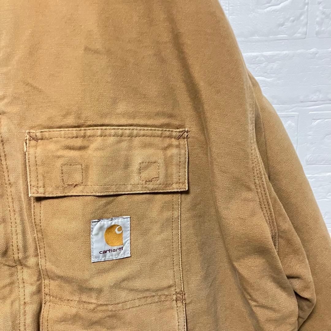 ●H13【US輸入】カーハート トラディショナルコート ブラウン系【2XL相当】