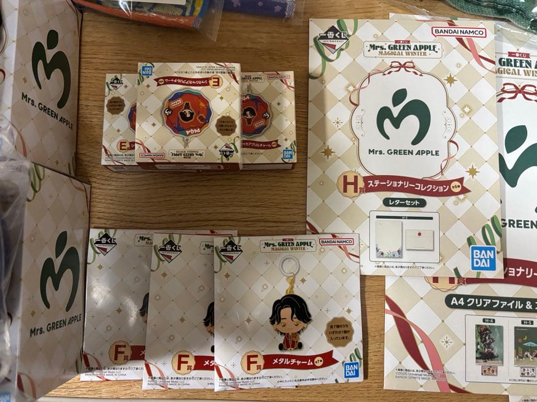 N*n様 Mrs. GREEN APPLE 1番くじ　A賞2個ほか多数　ほぼコン