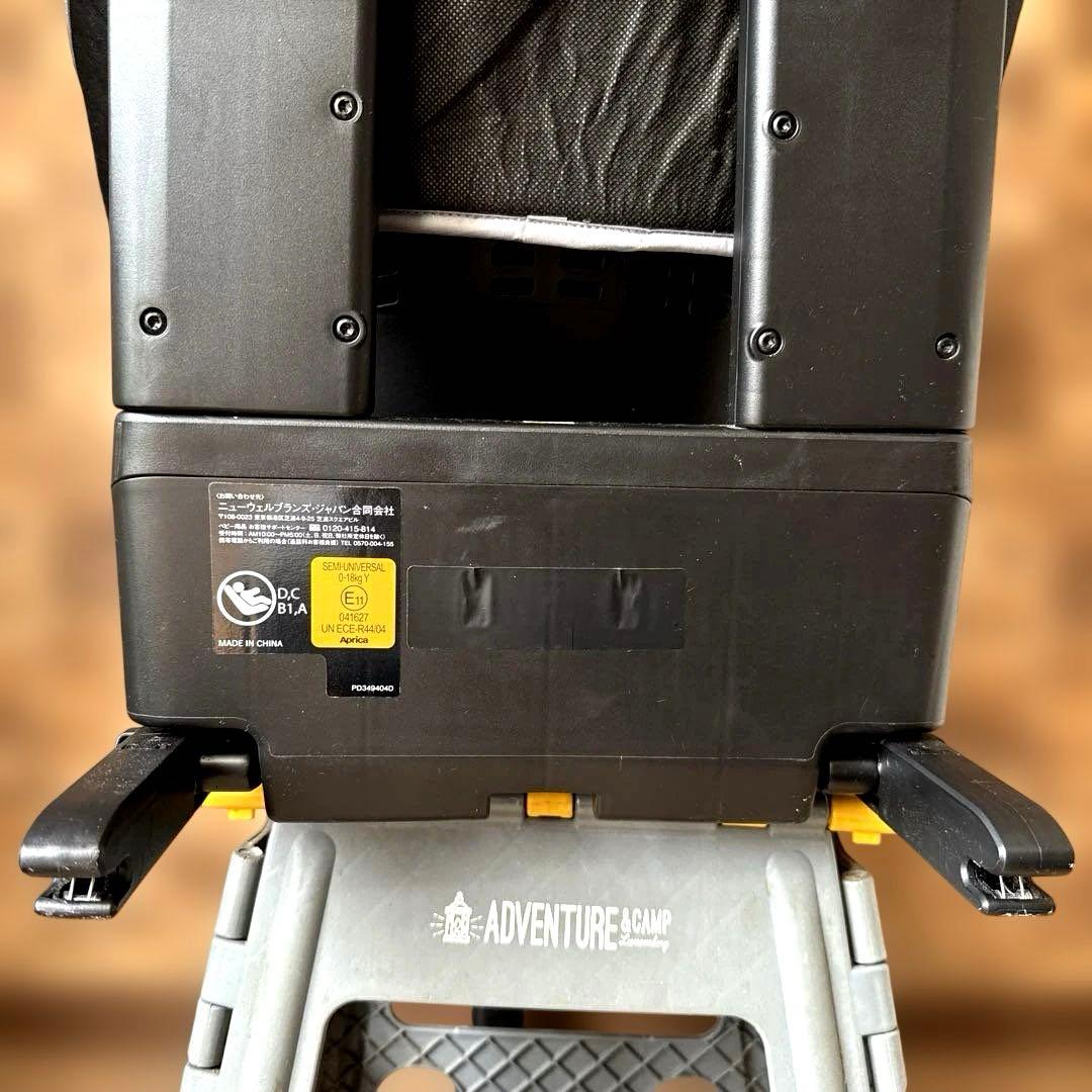 Aprica チャイルドシート グレー ISOFIX クルリラ　新生児